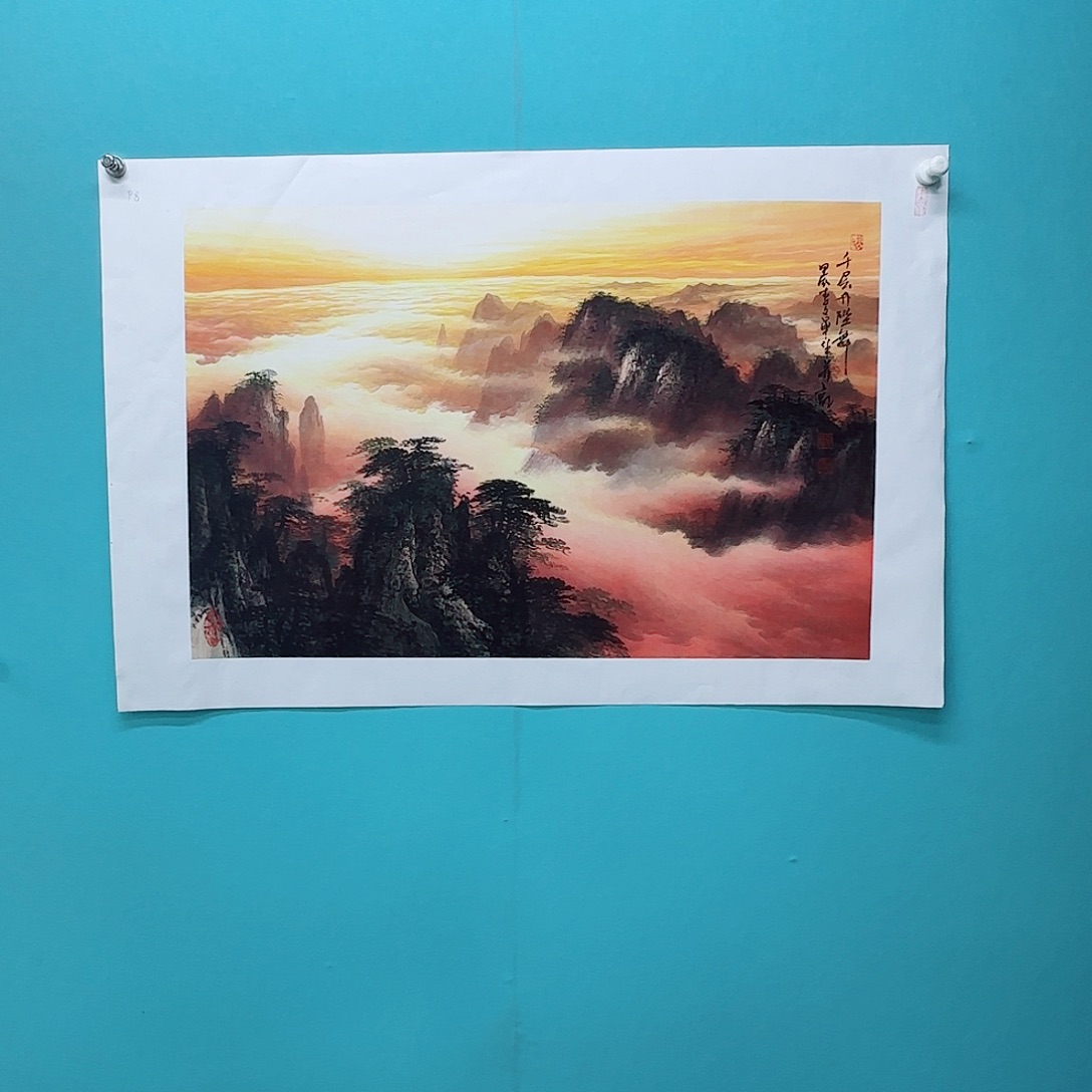 国画李文军教授作品