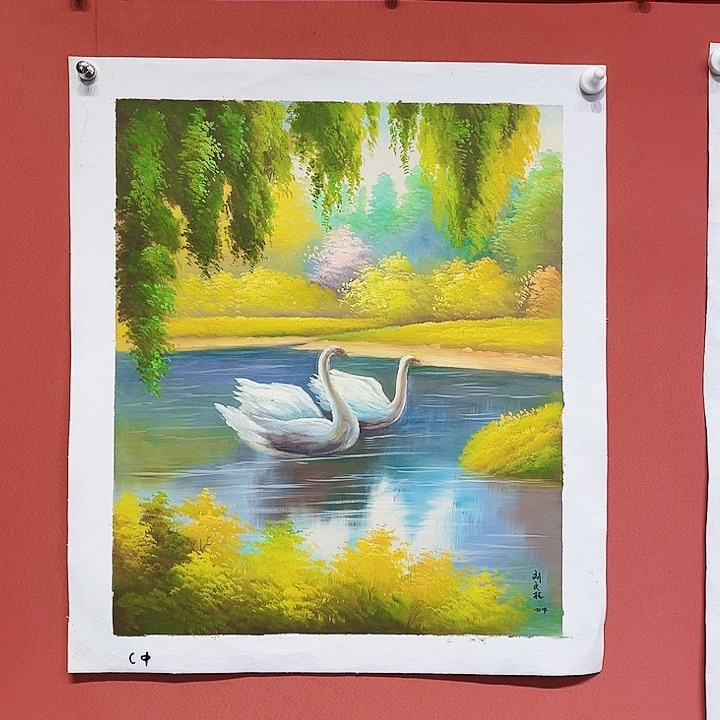 油画刘文桂老师油画作品朵 