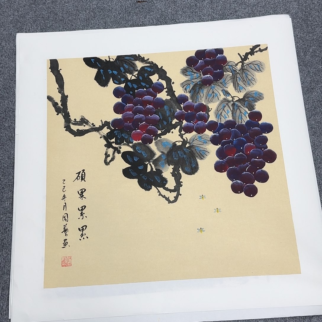 国画50*50纯手绘刘亦凌