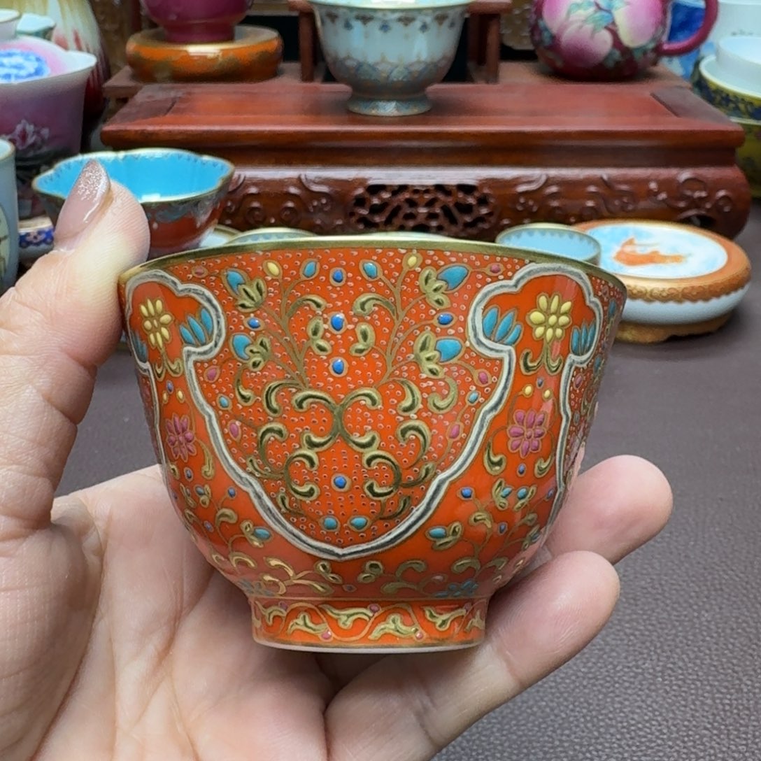 瓷片景德镇仿古手工制作精品展示