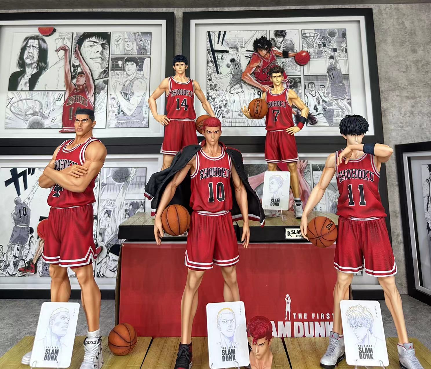 【 全款 预定】站姿款湘北五虎 动漫手办摆件玩具gk