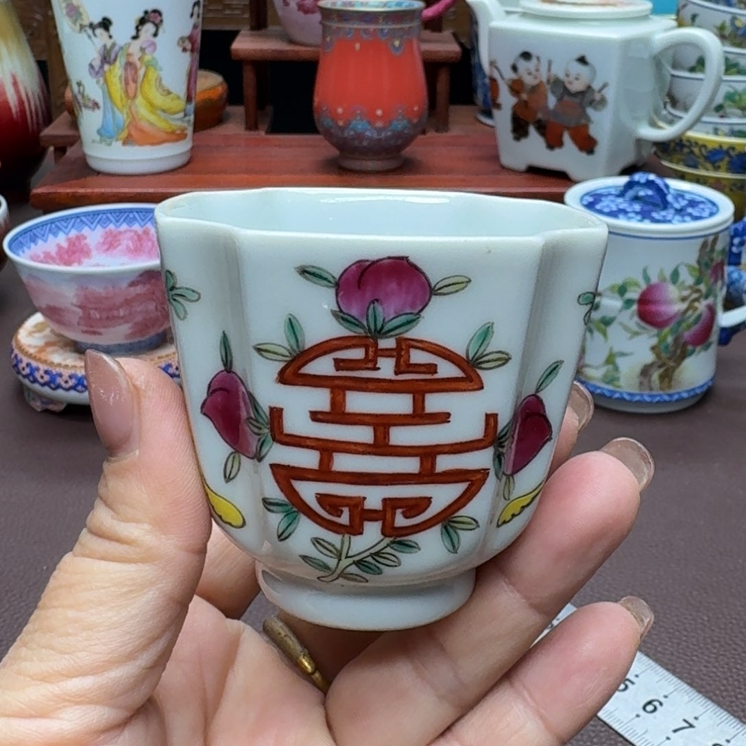 瓷片景德镇仿古手工制作精品展示