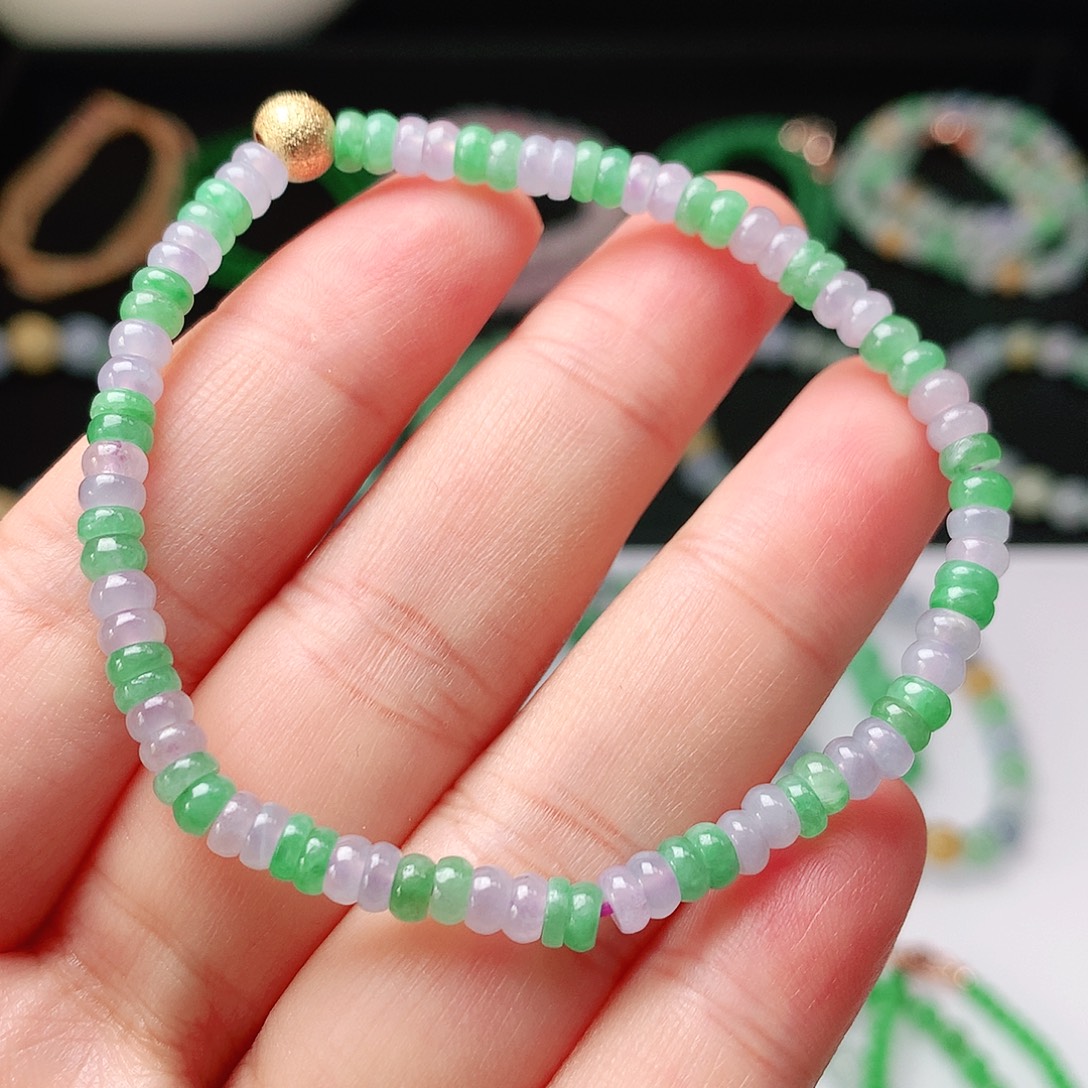 未镶嵌手链翡翠翡翠