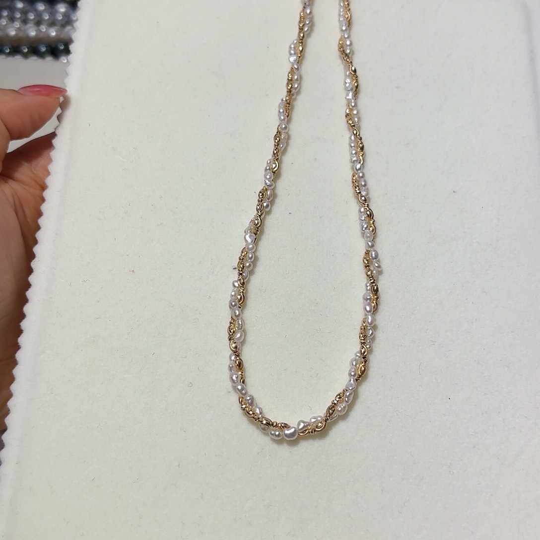 海水珍珠颈饰18K金镶嵌