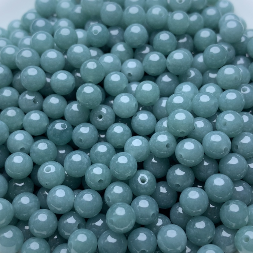 【闪购商品】翡翠手链未镶嵌卡6蓝水50颗