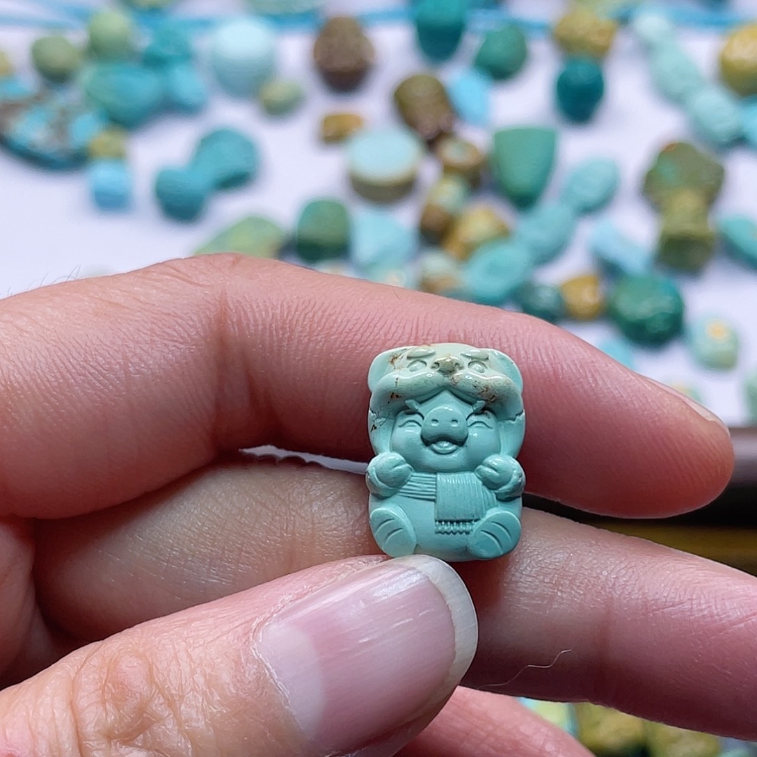 绿松石未镶嵌配饰