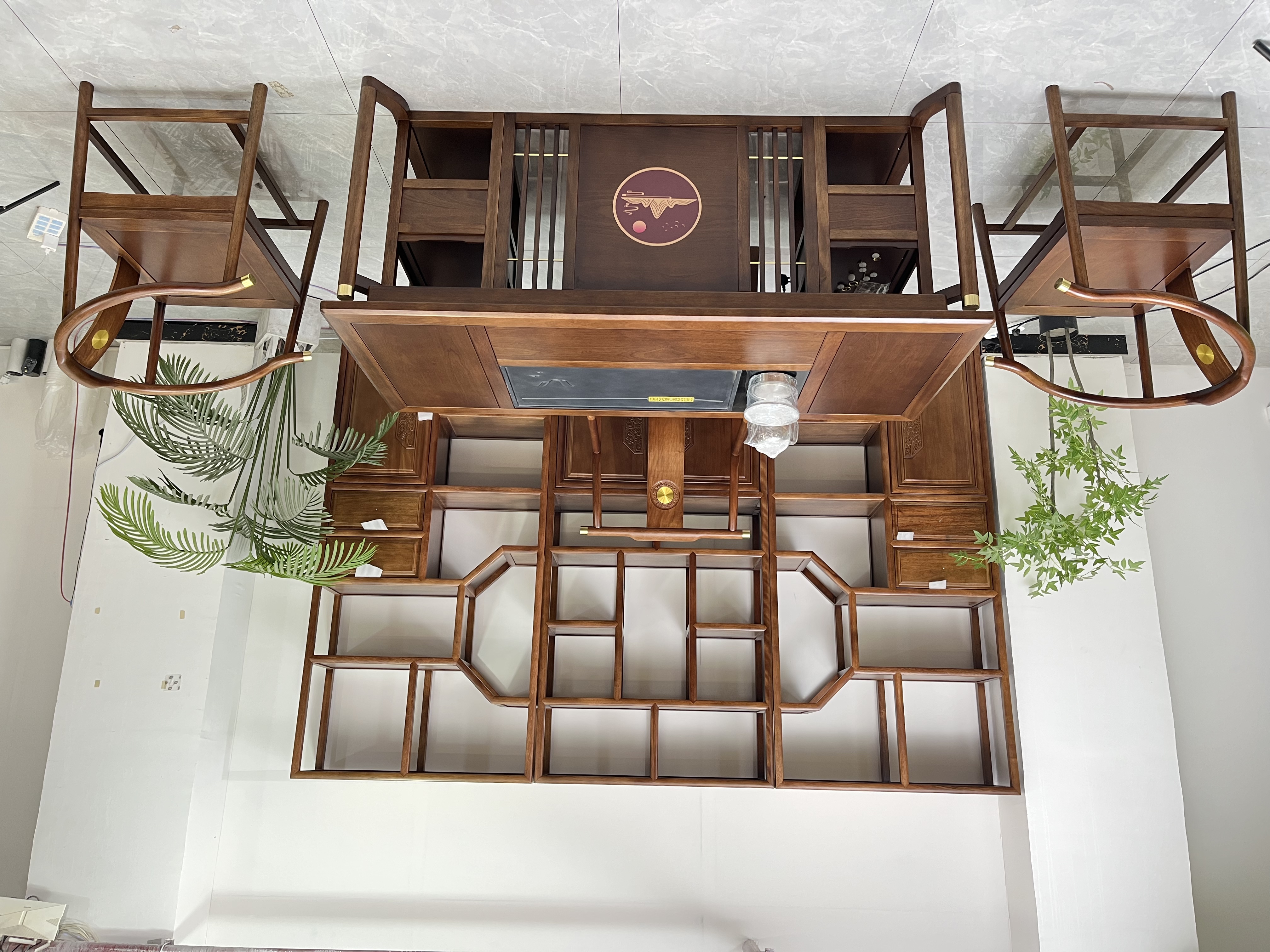 中国风茶桌家具实木新中式家用茶桌椅办公书房茶台茶桌茶台一整套