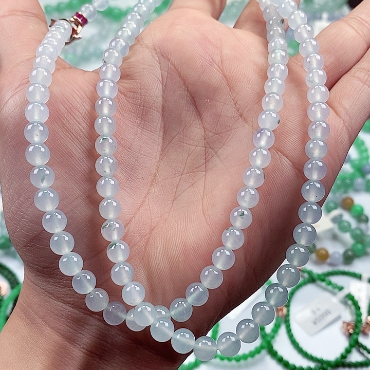 翡翠手链未镶嵌卡6