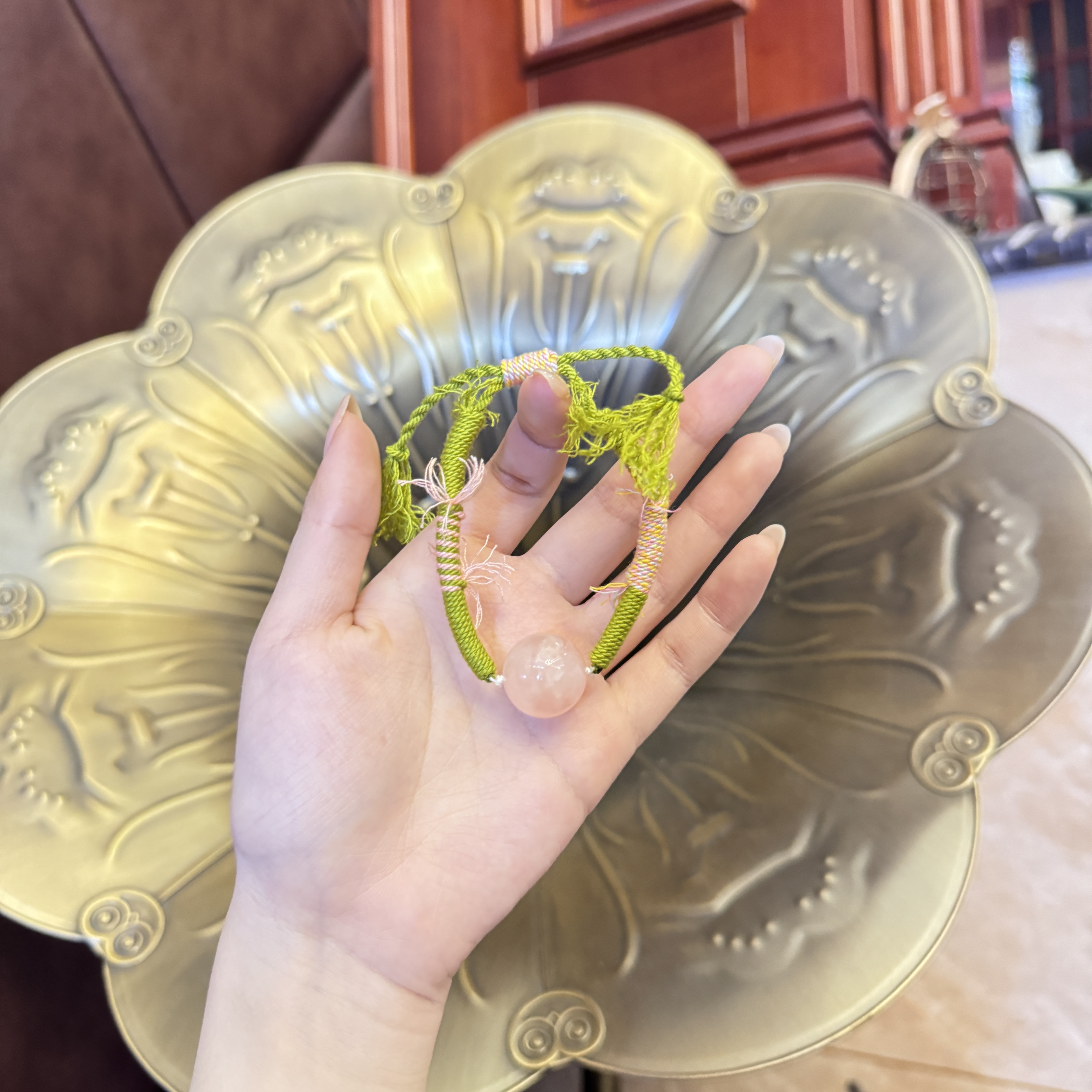 西柚粉手绳