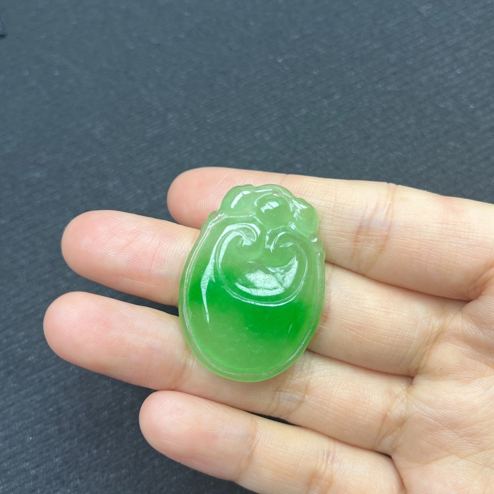 翡翠无镶嵌如意翡翠