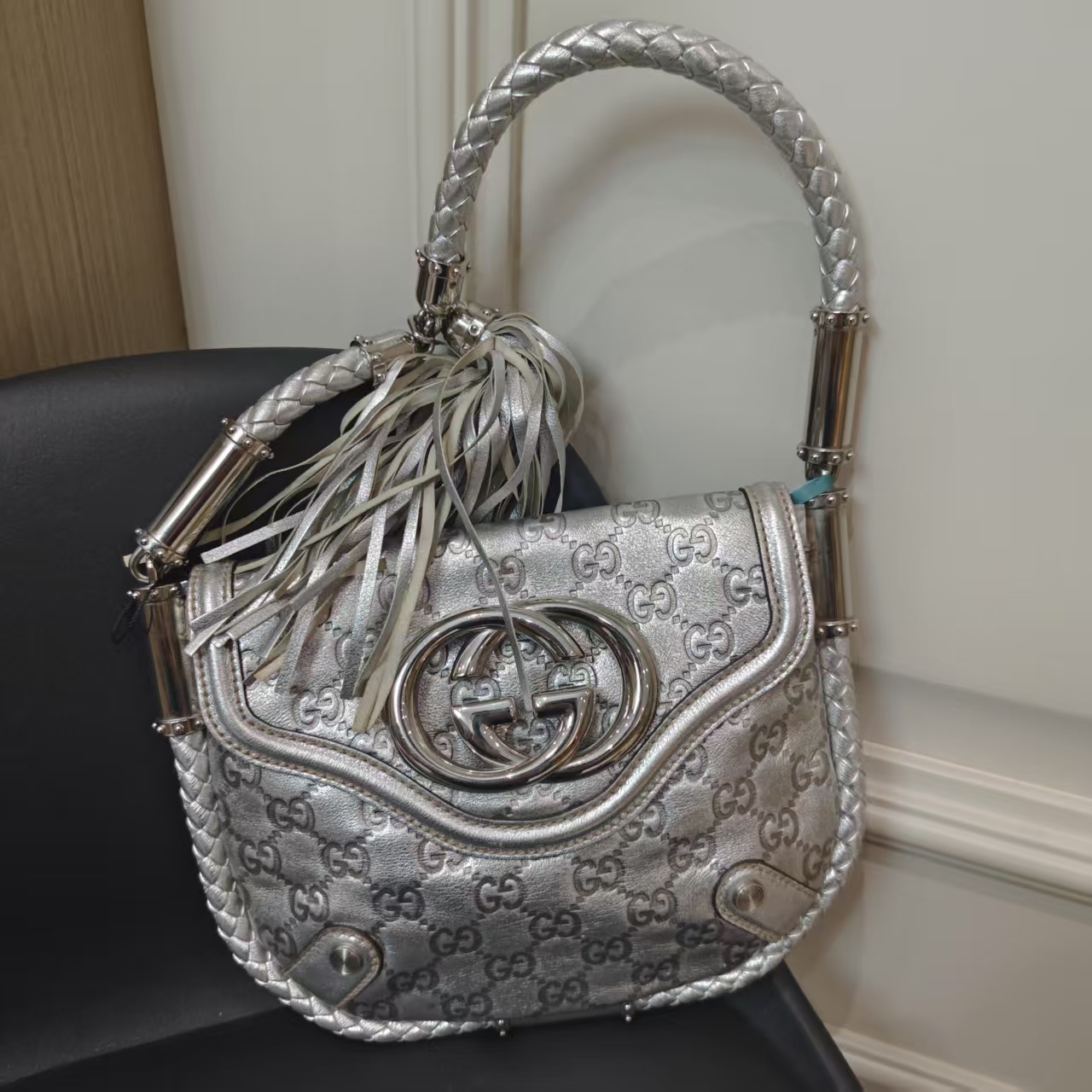 95新 GUCCI/古驰 乱乱子中古/女士/单肩包/95698