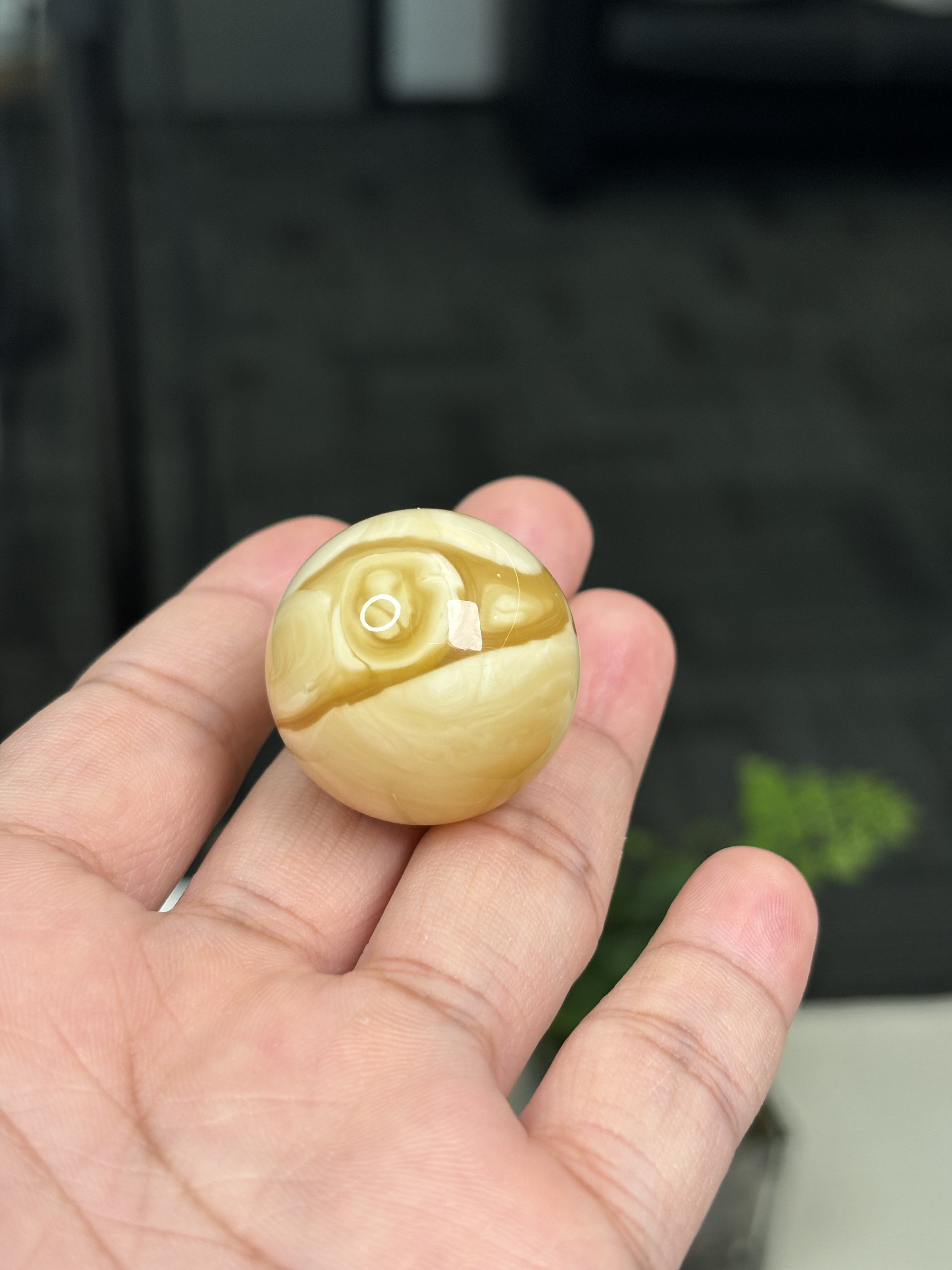 天然琥珀蜜蜡圆珠13.54克28.8毫米圆珠