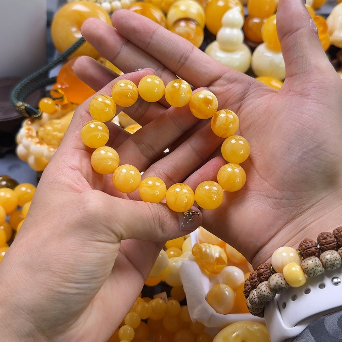 蜜蜡珠宝奇石未镶嵌15mm