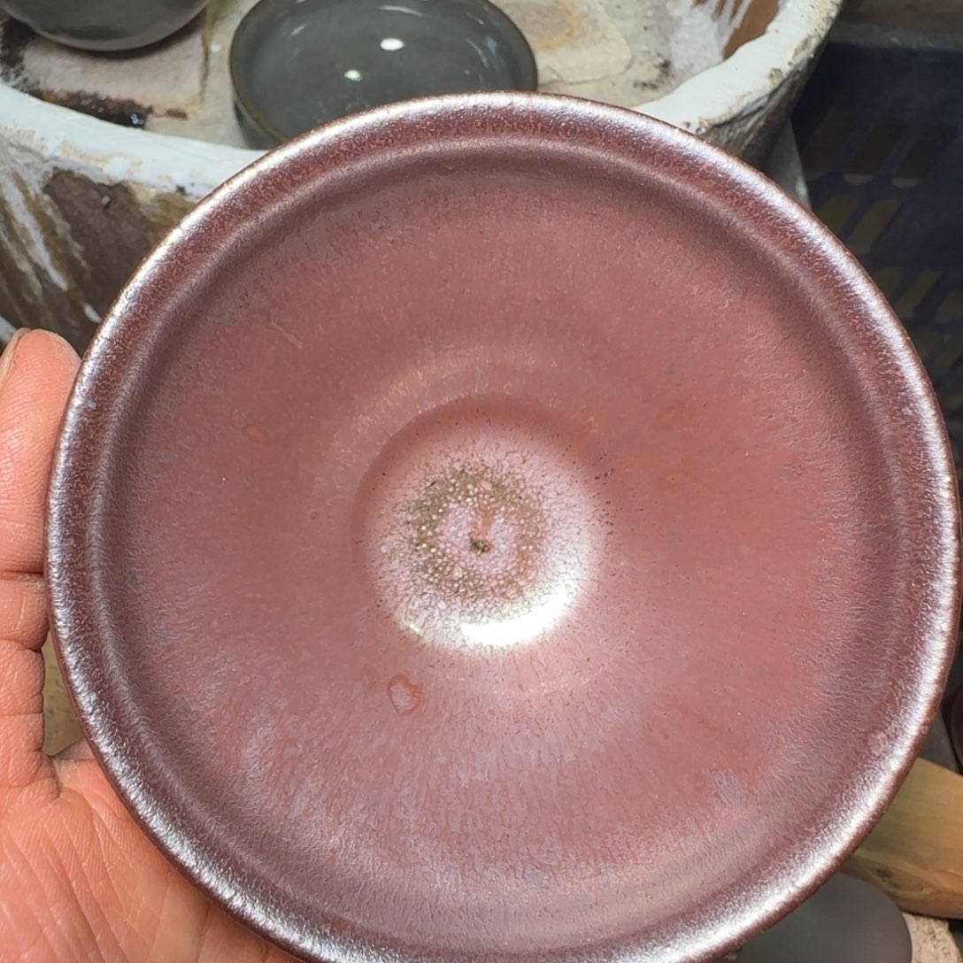 柴烧建盏茶盏茶杯13