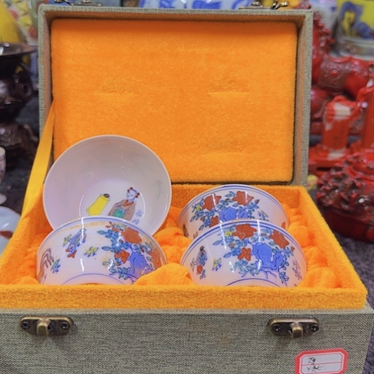 瓷片摆件家居设计的设计