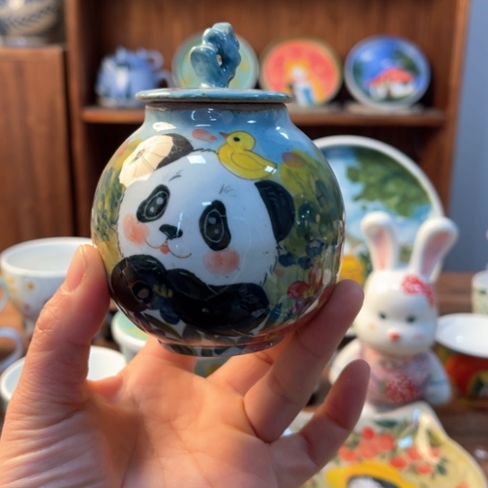 瓦当景德镇手绘陶瓷