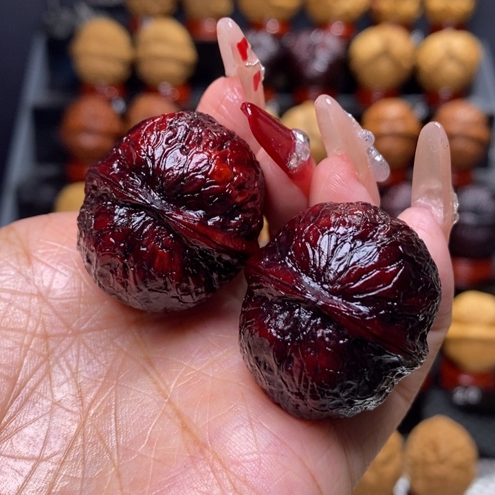 文玩核桃把件地焖蛇皮球25号