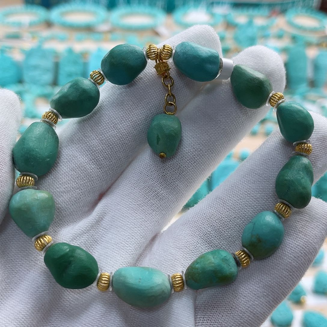 绿松石珠宝奇石未镶嵌