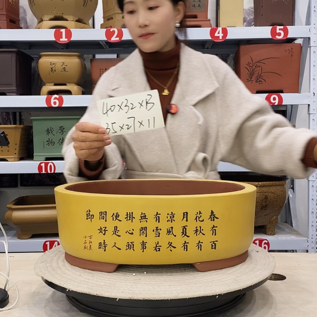 紫砂花盆紫砂花盆