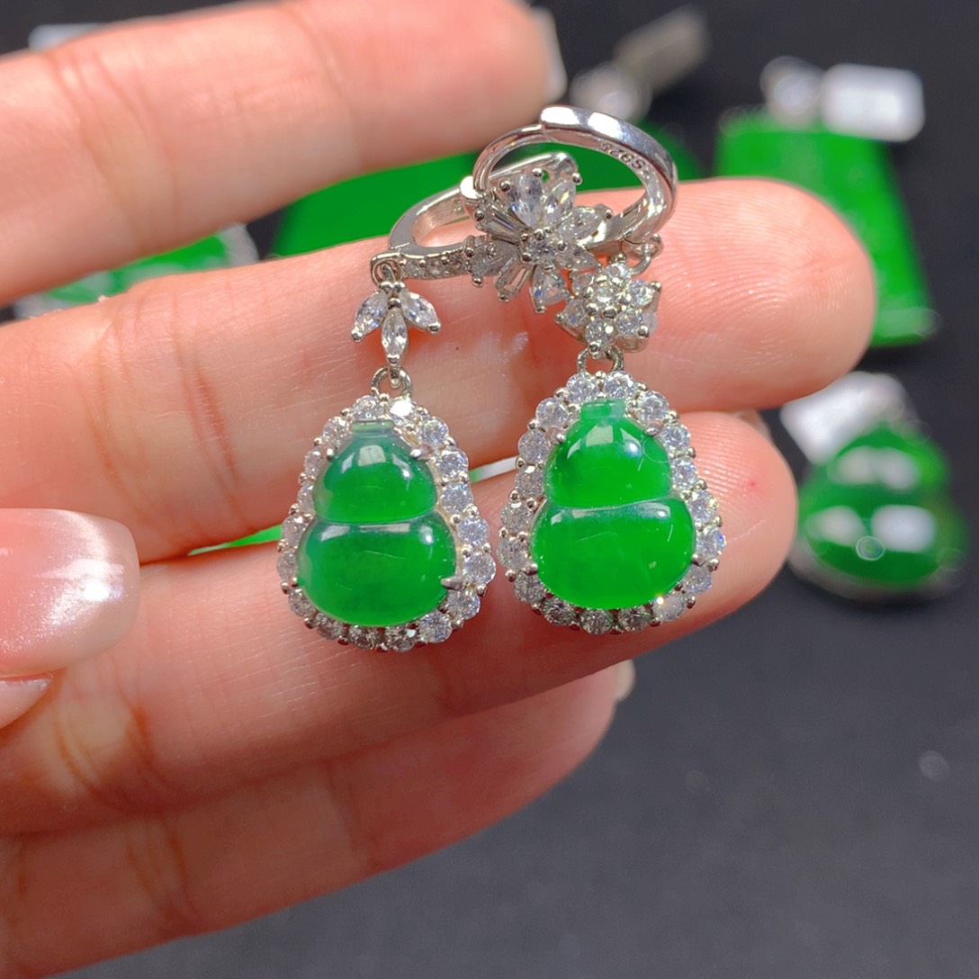 翡翠颈饰银S925镶嵌11111111