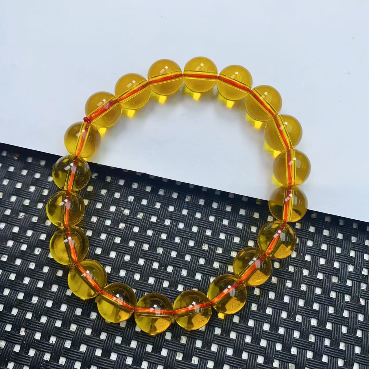 [小石]A834暴力黄手链10M