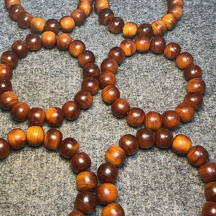 柏木（崖柏）全陈化老料把件串发一条