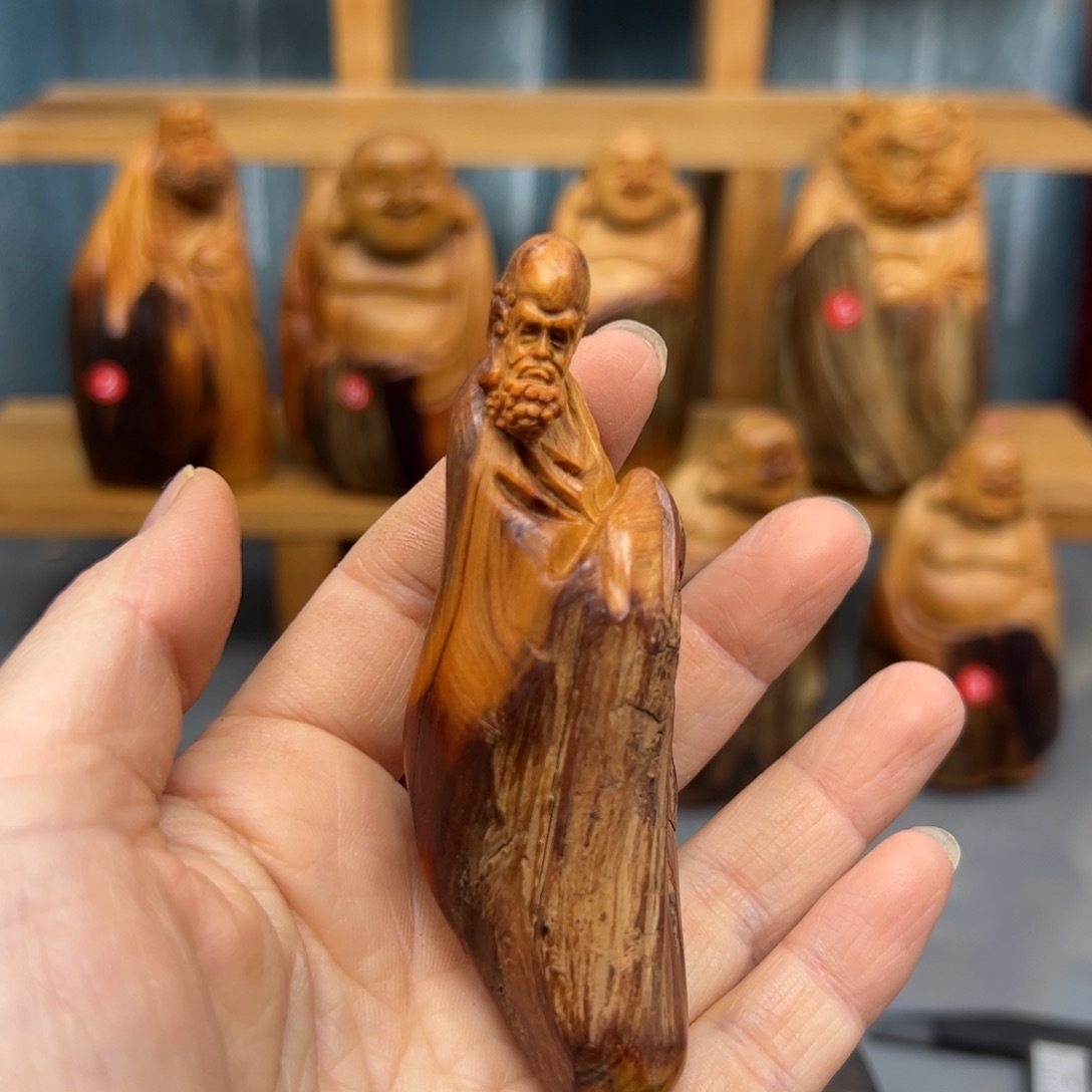 柏木崖柏木摆件手把件，15