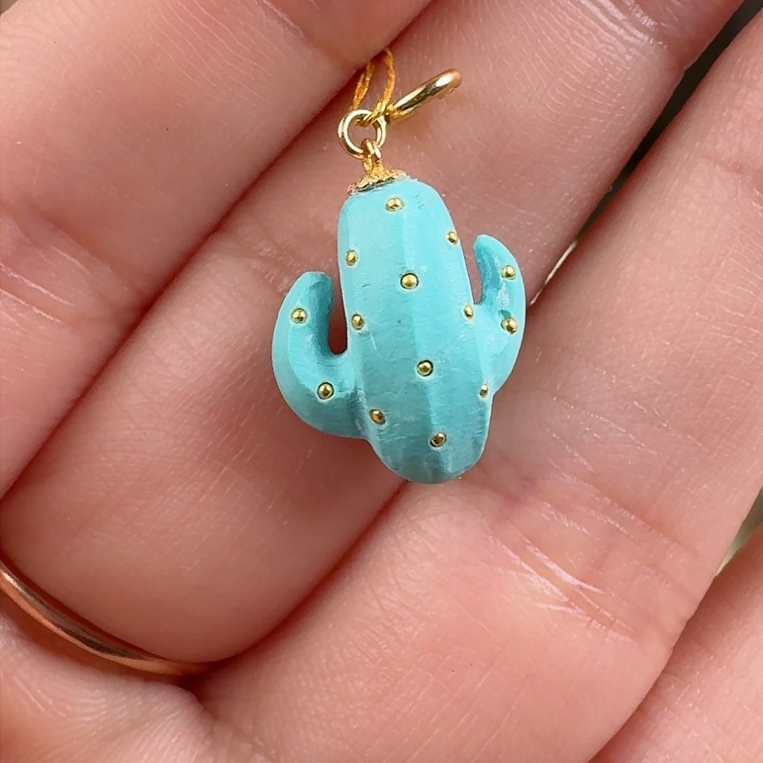 绿松石珠宝奇石18K金镶嵌