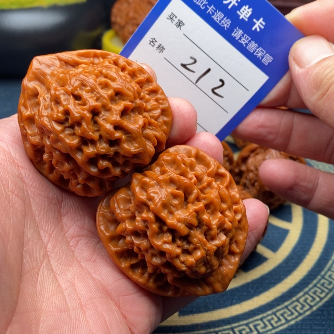 文玩核桃把件官帽49