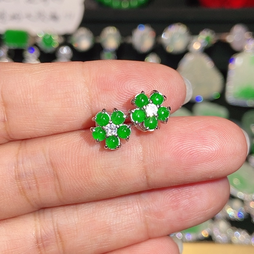 【闪购商品】未镶嵌翡翠耳饰天然翡翠