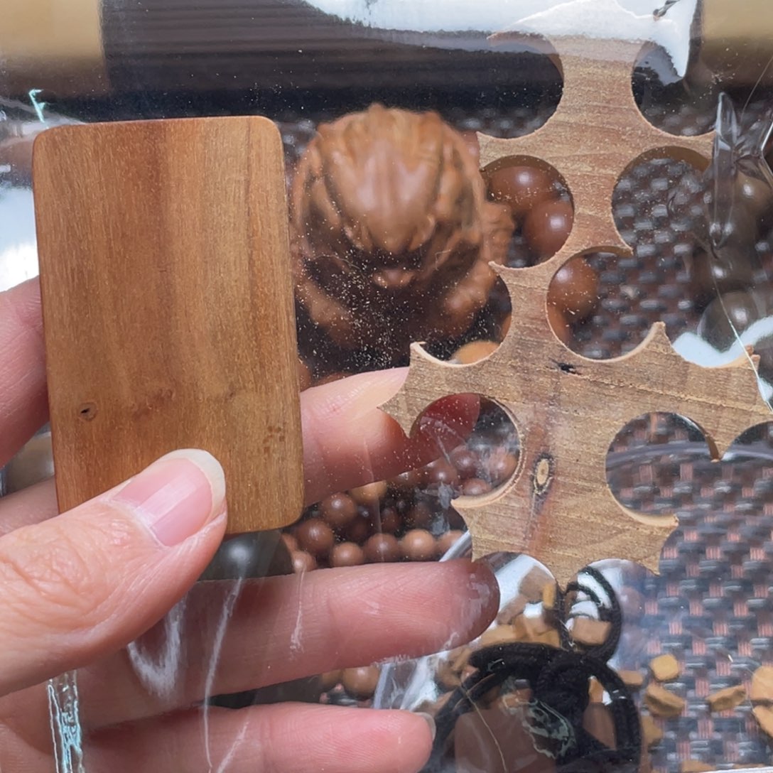 带***y其他檀香木351无事牌瑕疵+10克边角料