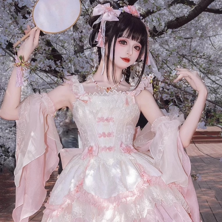 【花间辞】甜美风洛丽塔日常仙女 新中式Lolita裙