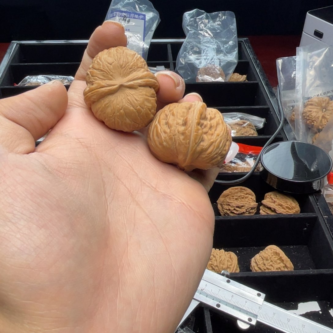 文玩核桃把件正****。平谷元宝 125