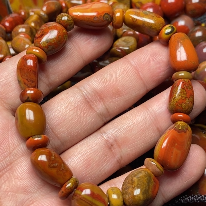 玛瑙/玉髓手串未镶嵌用****4