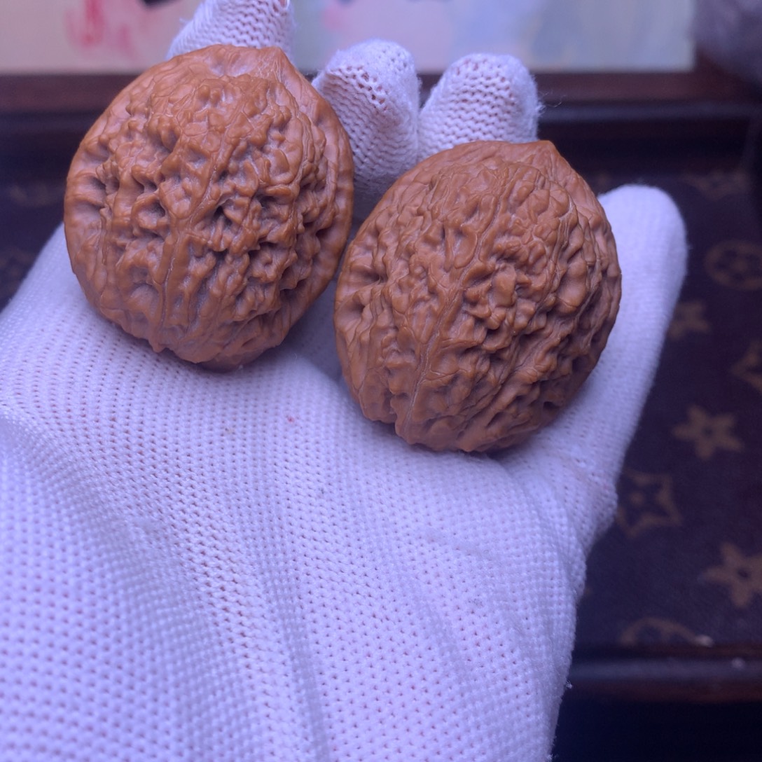 把件文玩核桃35大蒜头