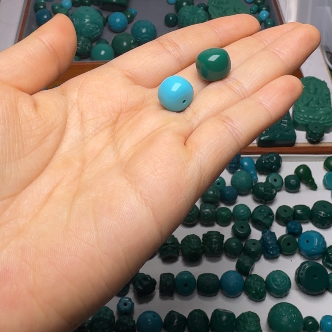 琉璃颈饰7*科技松配饰