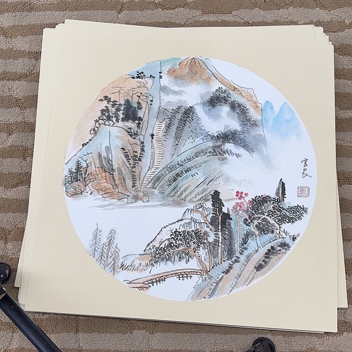 国画花鸟的故事和38.38