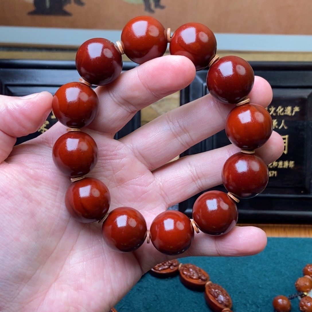 手串橄榄核人**醒光珠2.0➕