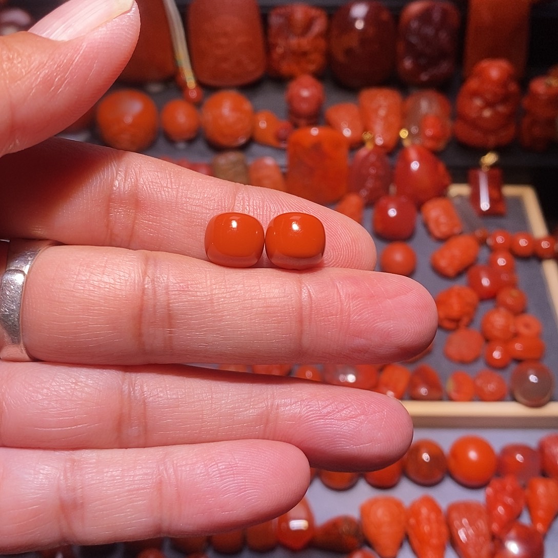 蛟***龙南红玛瑙未镶嵌老型1.0