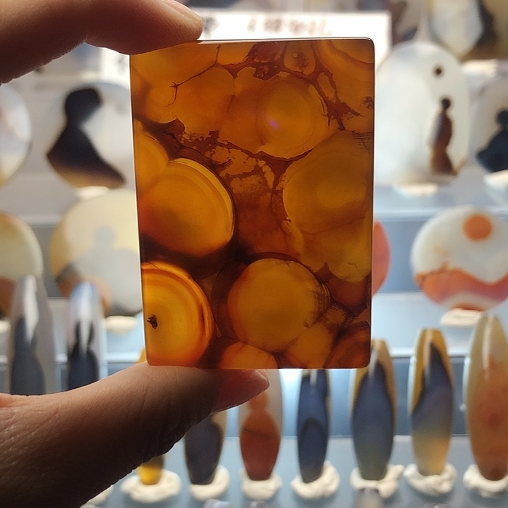 玛瑙/玉髓银S925镀金镶嵌珠宝半成品