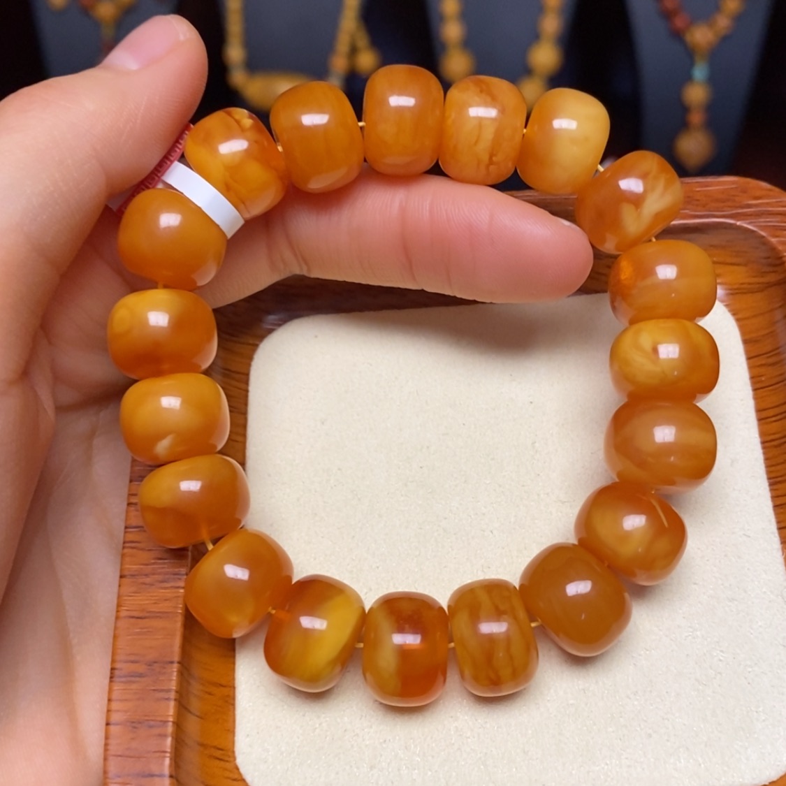 【闪购商品】蜜蜡手链未镶嵌手串