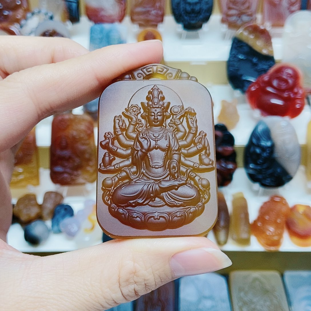 玛瑙/玉髓颈饰未镶嵌莓*