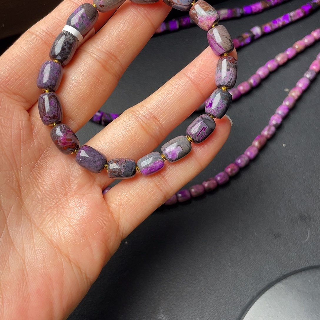 苏纪石（舒俱来）未镶嵌手链