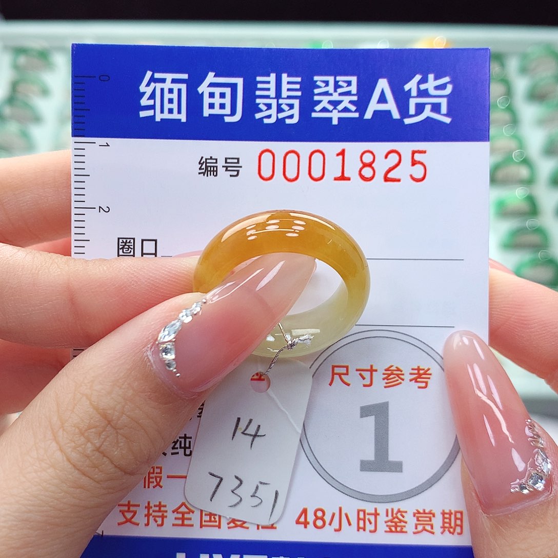 翡翠戒指未镶嵌14号