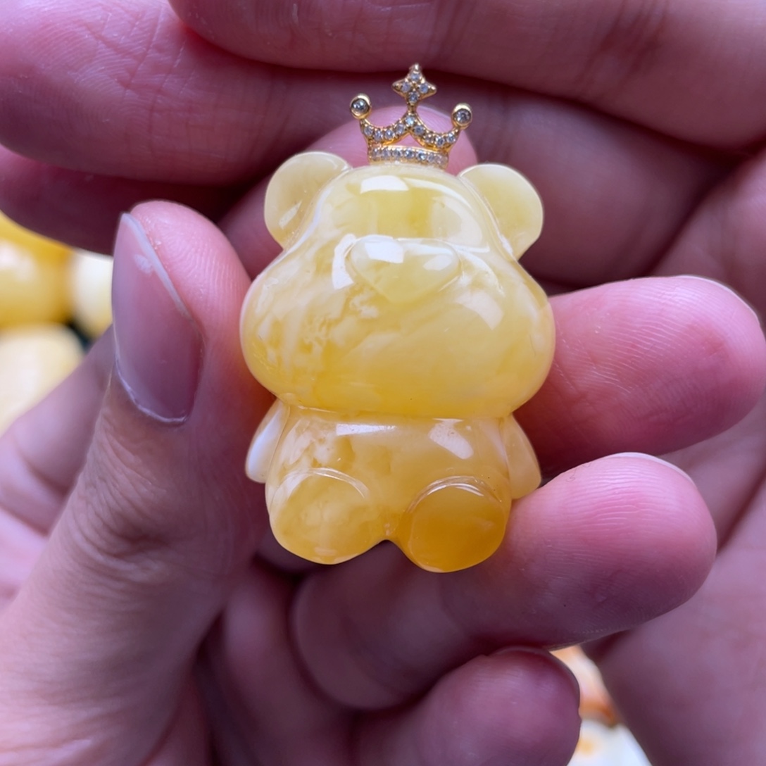 琥珀未镶嵌裸石蜜蜡