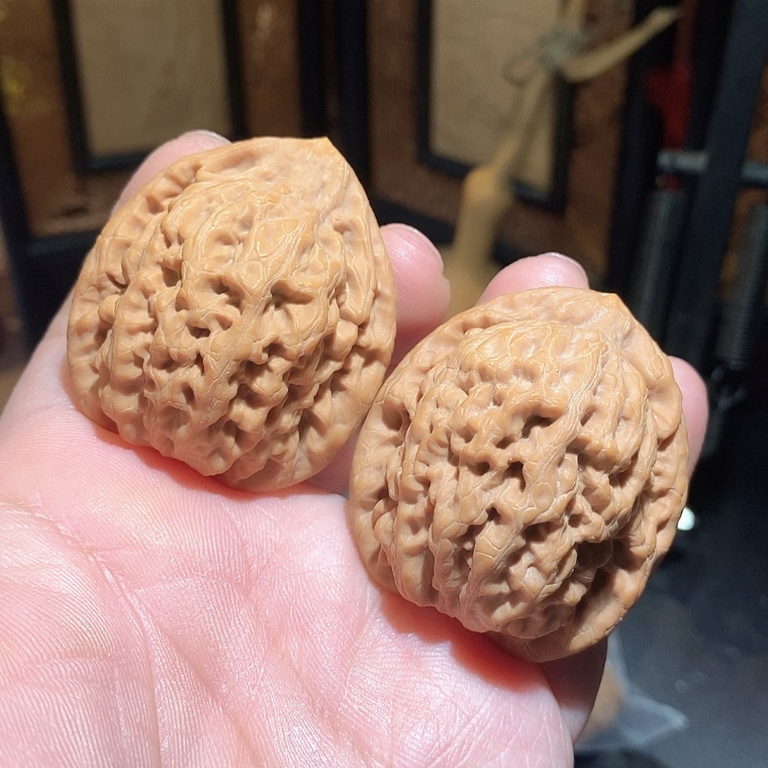 文玩核桃把件42金公子