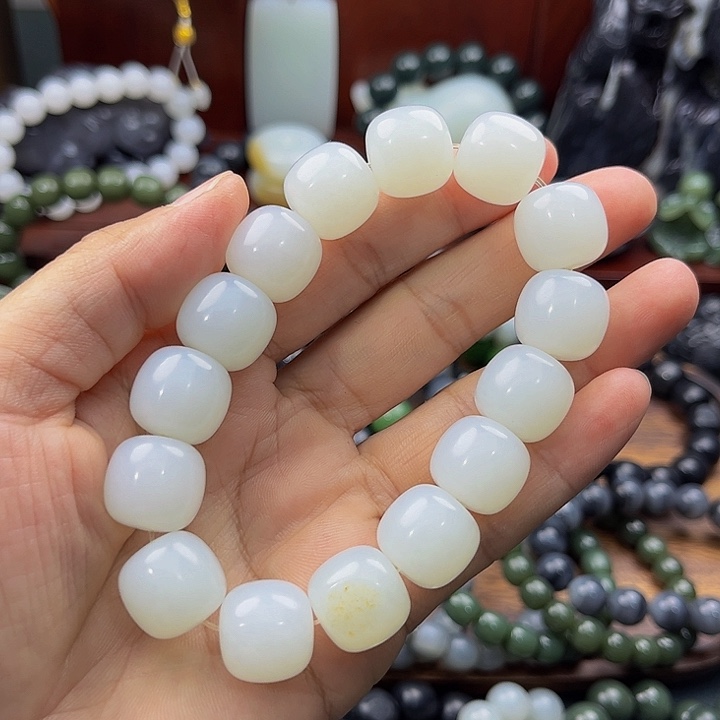 手链未镶嵌和田玉3*9