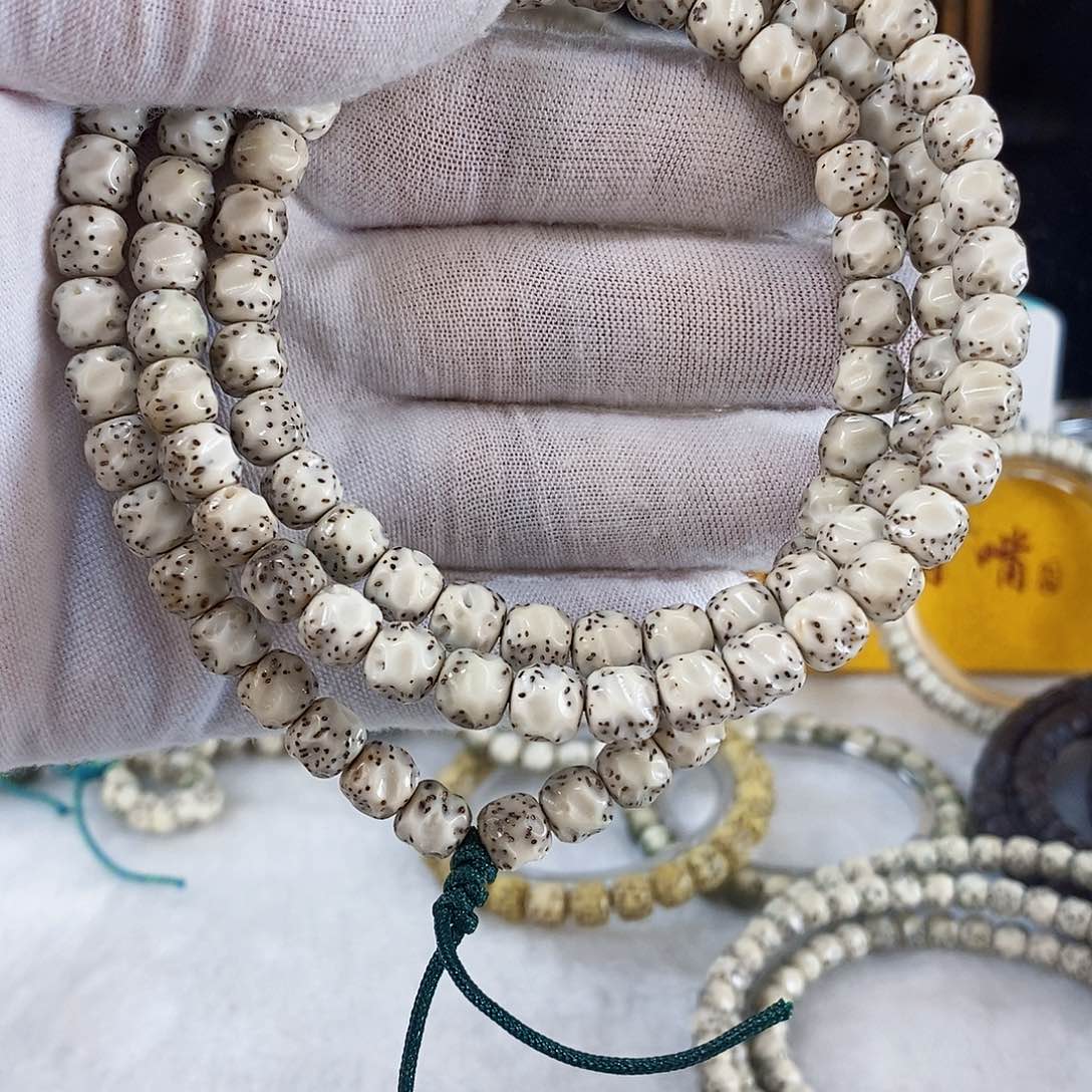 星月菩提手串三**-星月菩提雕刻手幅