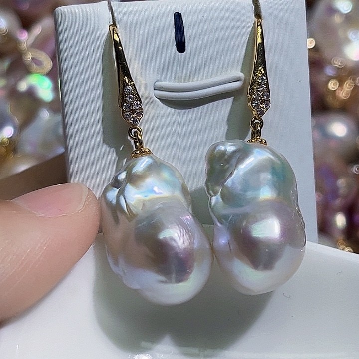 未镶嵌耳饰淡水珍珠