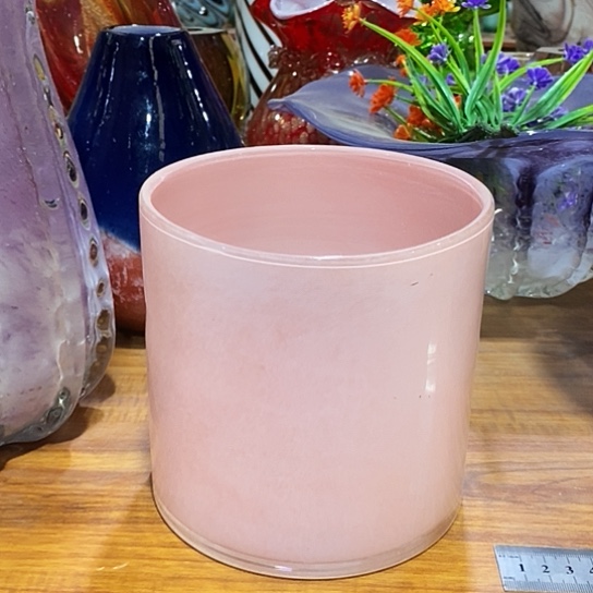 琉璃花瓶高14厘米口径14厘米